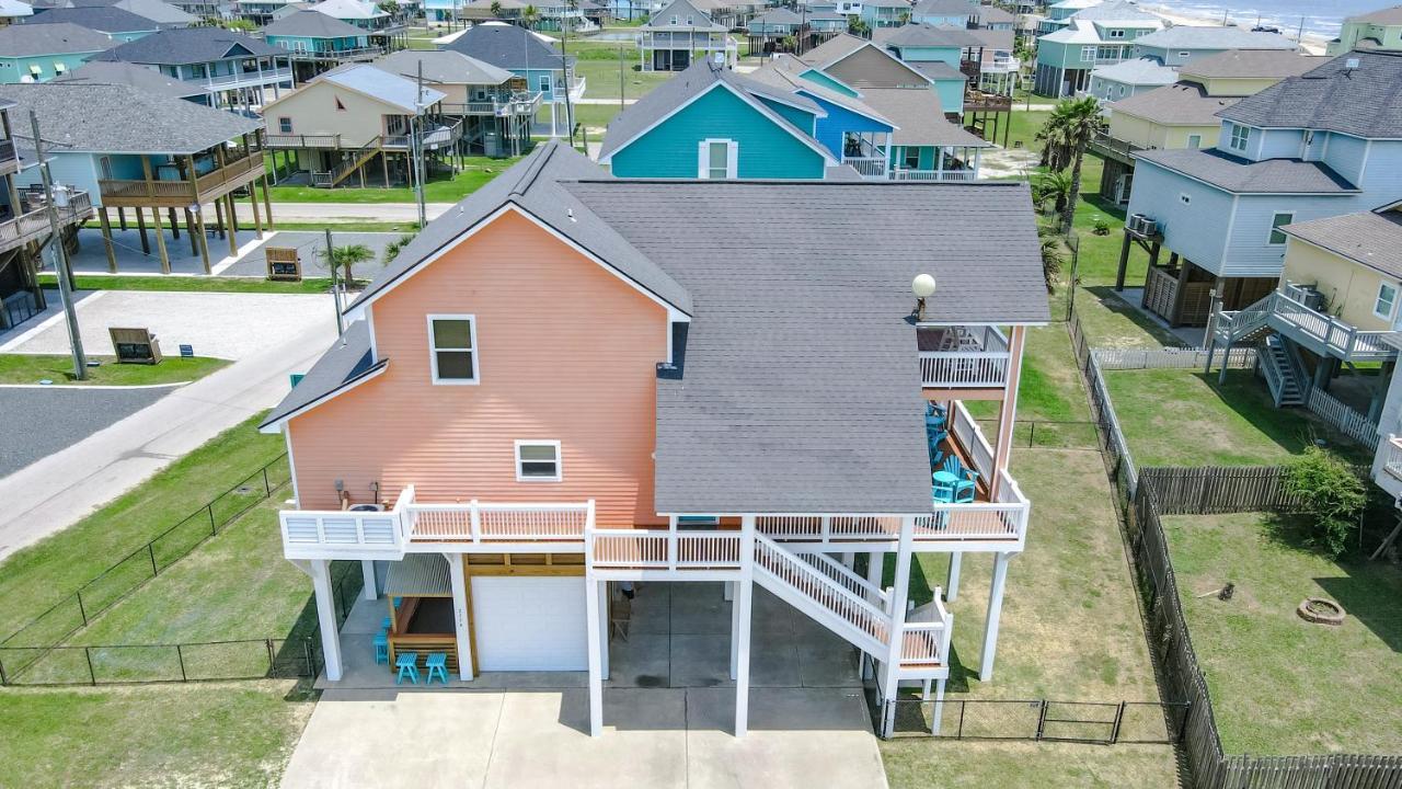 Spring Break Specials! Front Row Views - Tiki Bar - Playground Villa Bolivar Peninsula Exterior foto