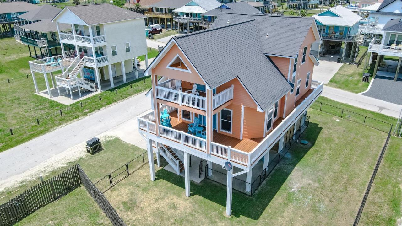 Spring Break Specials! Front Row Views - Tiki Bar - Playground Villa Bolivar Peninsula Exterior foto